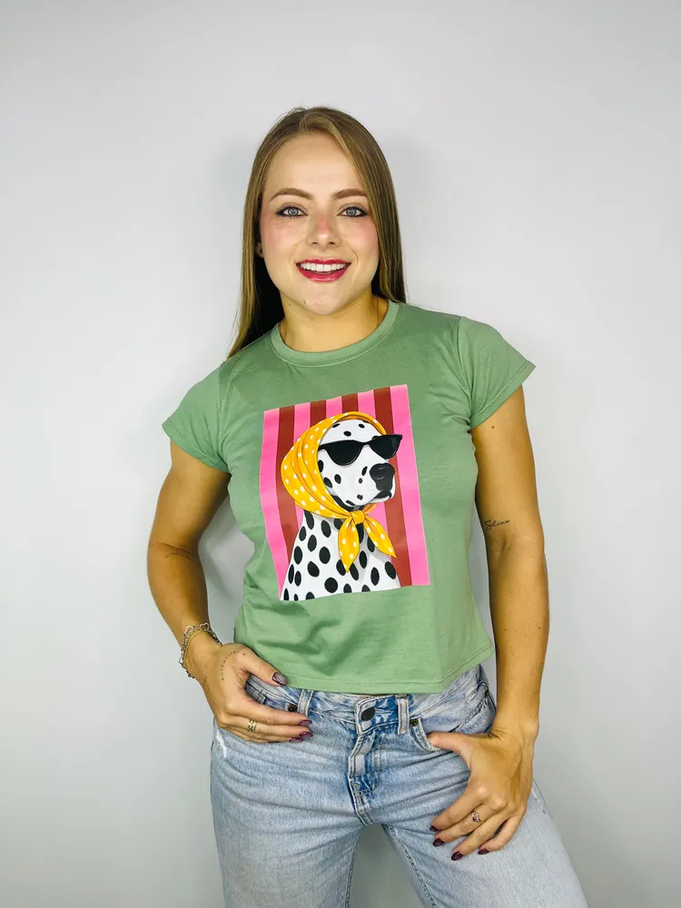 Blusa Lovely Verde Seco